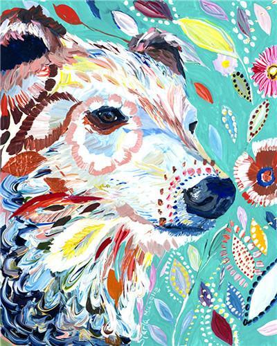 Animal Paint By Numbers Canvas Wall Set PBNANIL11