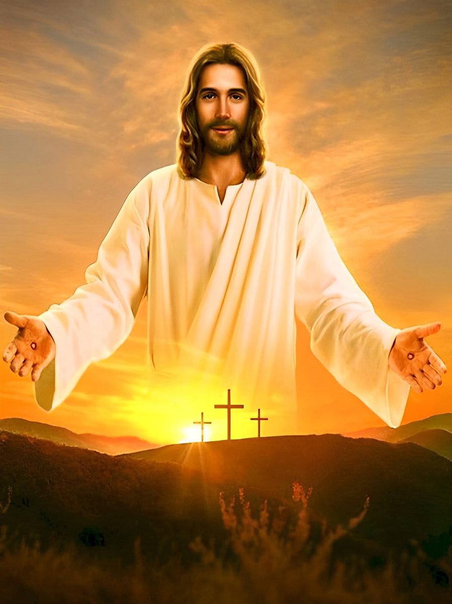 TISHIRON Schilderen op nummer voor volwassenen en kinderen Hand van God