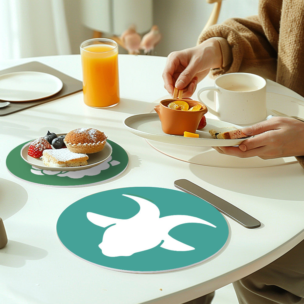 12 Stuks Cartoon Sterrenbeeld Logo Placemats Placemats Schilderen op Nummers