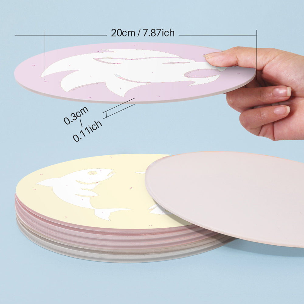 12 Stuks Dierenriem Tekens Placemats Schilderen op Nummers