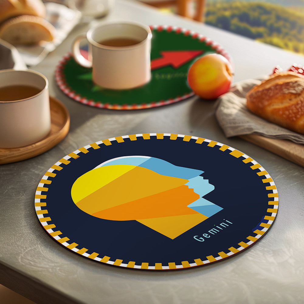 12 Stuks Sterrenbeeld Serie Placemats Schilderen op Nummers