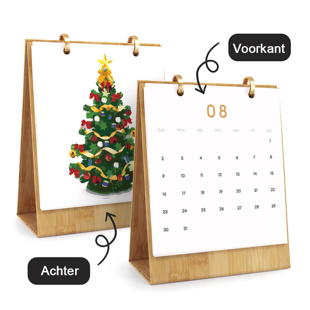 2026 Bureaukalender Schilderen op Nummers | Kerstsfeer