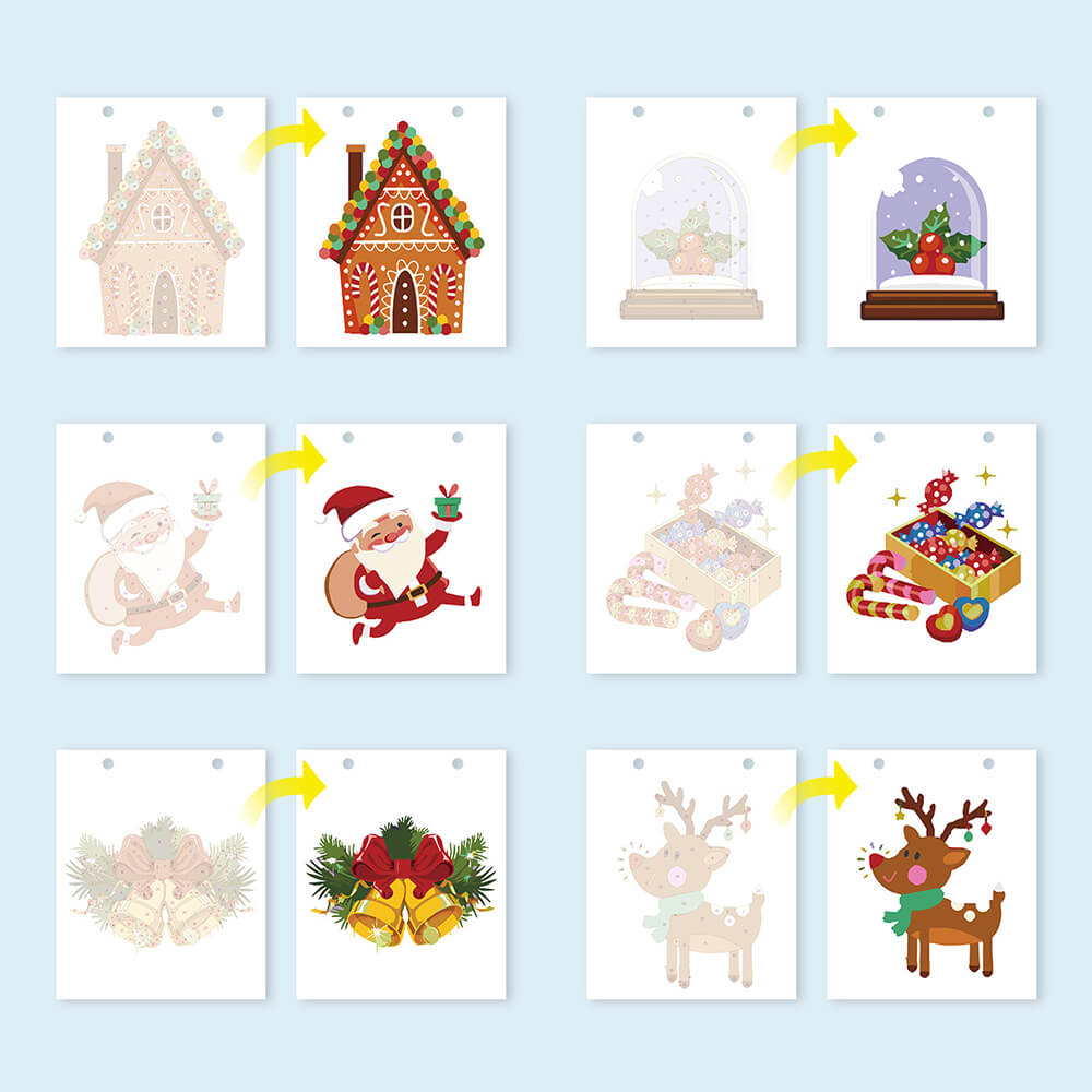 2026 Bureaukalender Schilderen op Nummers | Kerstversieringen