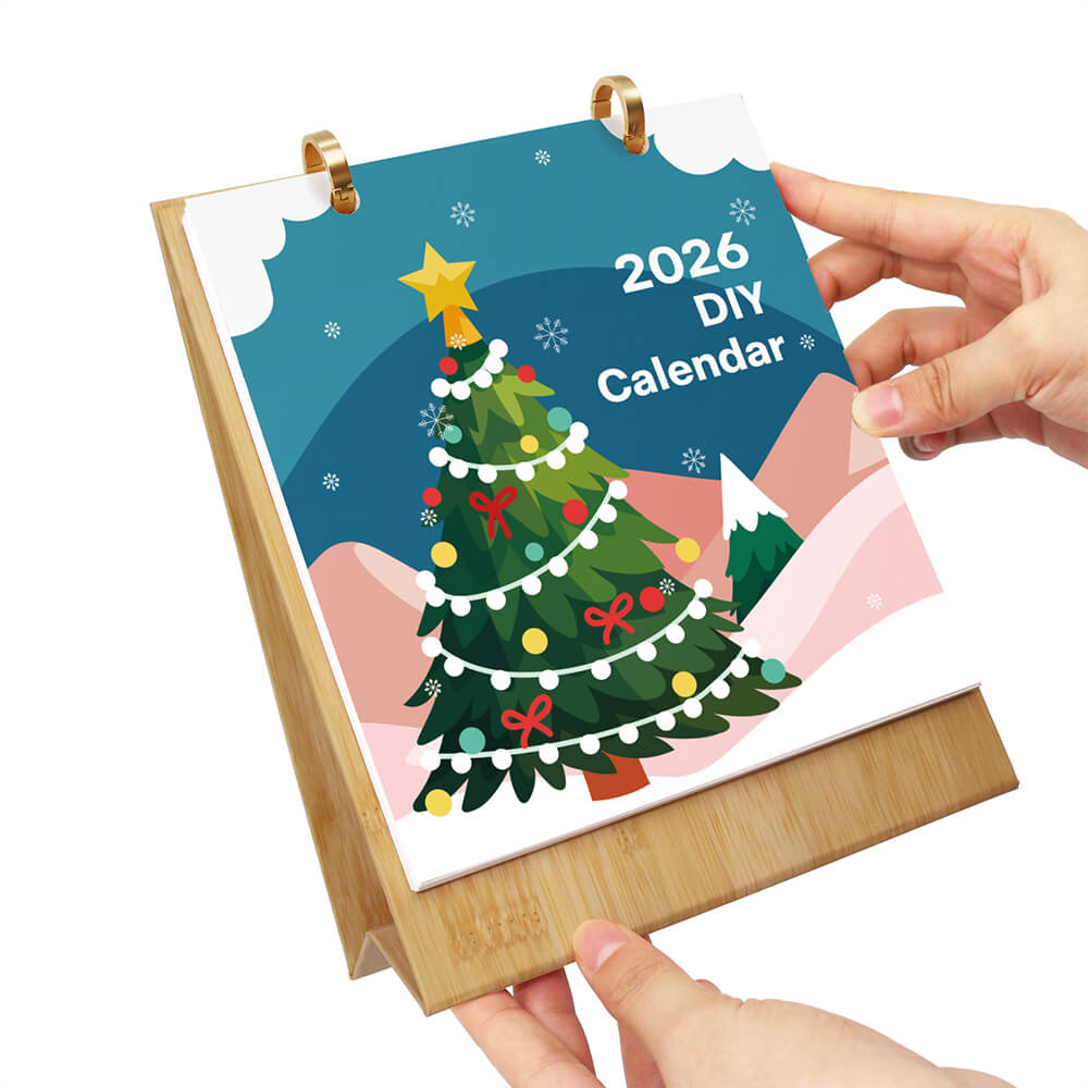2026 Bureaukalender Schilderen op Nummers | Kerstversieringen