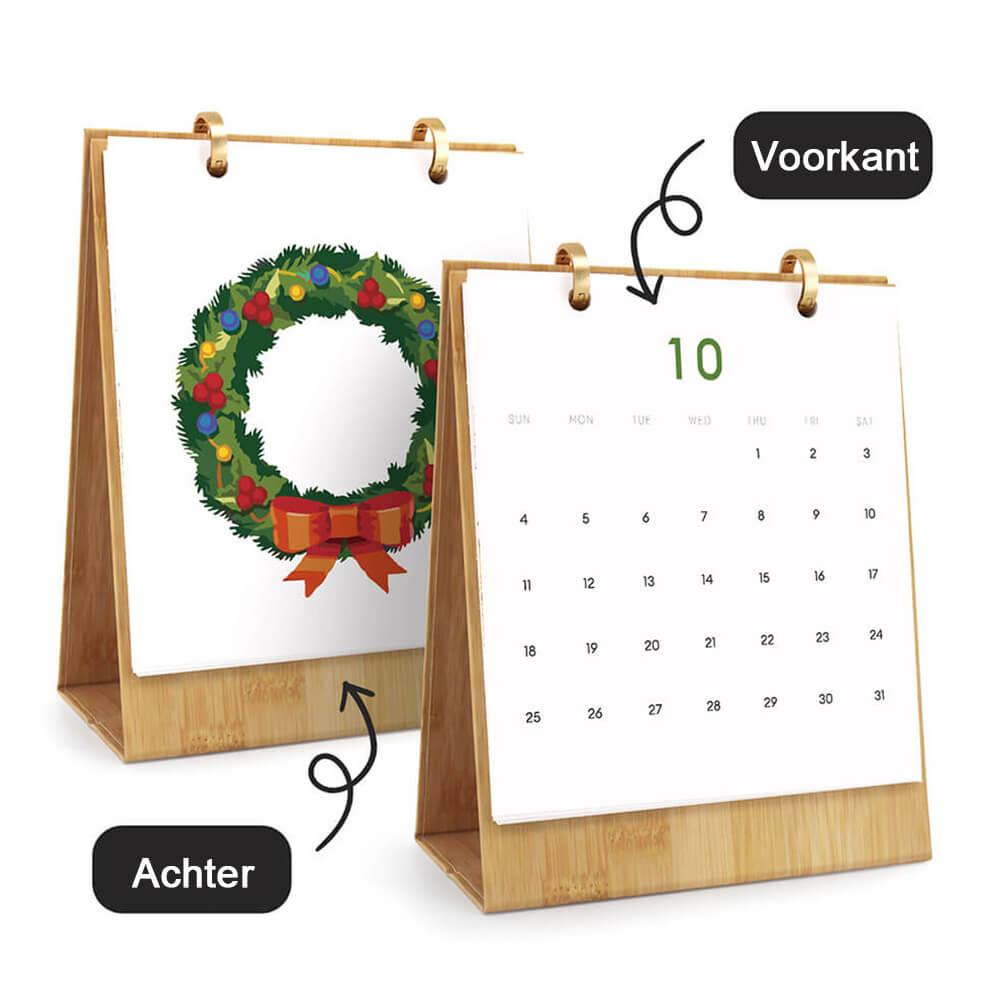 2026 Bureaukalender Schilderen op Nummers | Kerstversieringen