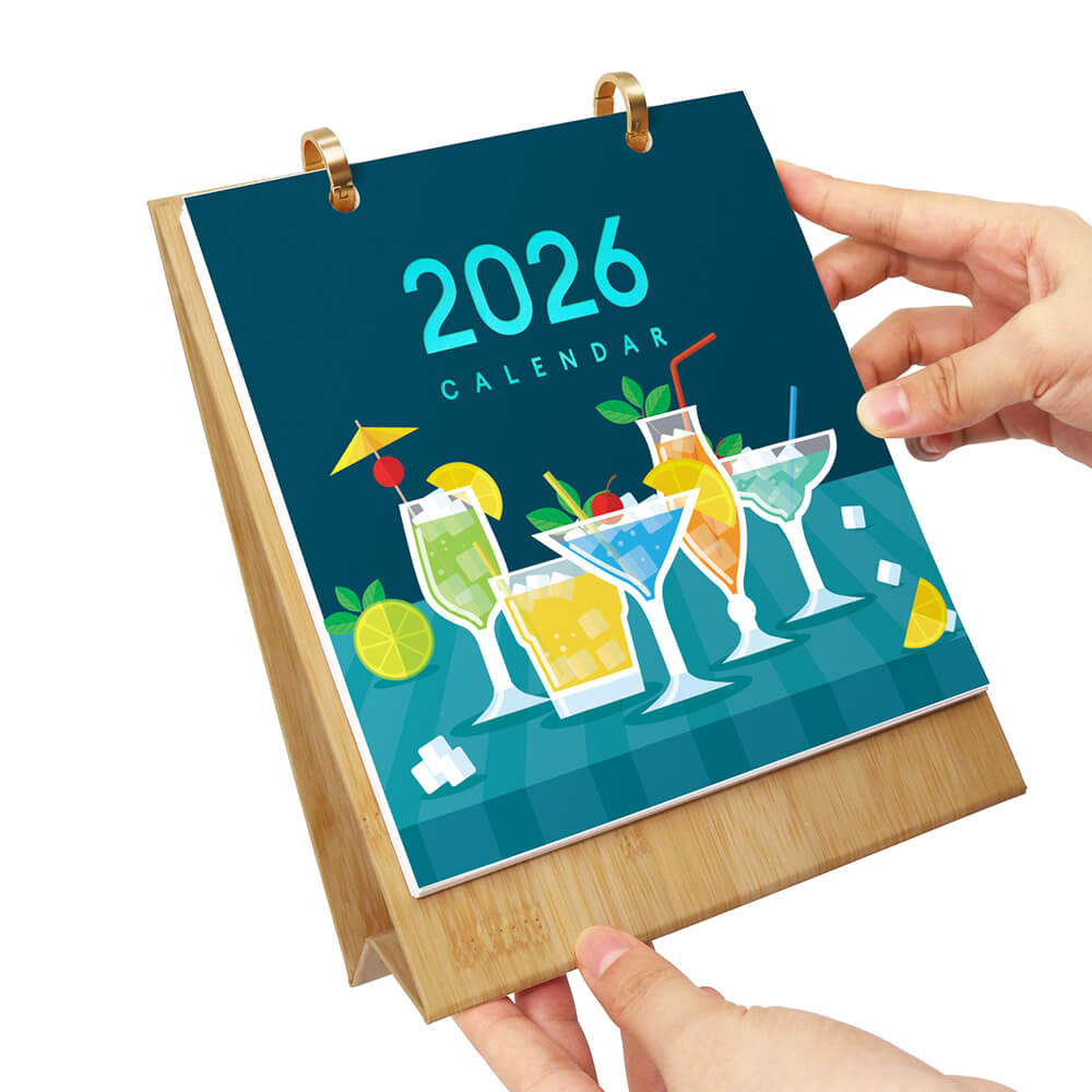 2026 Bureaukalender Schilderen op Nummers | Luxe Cocktails