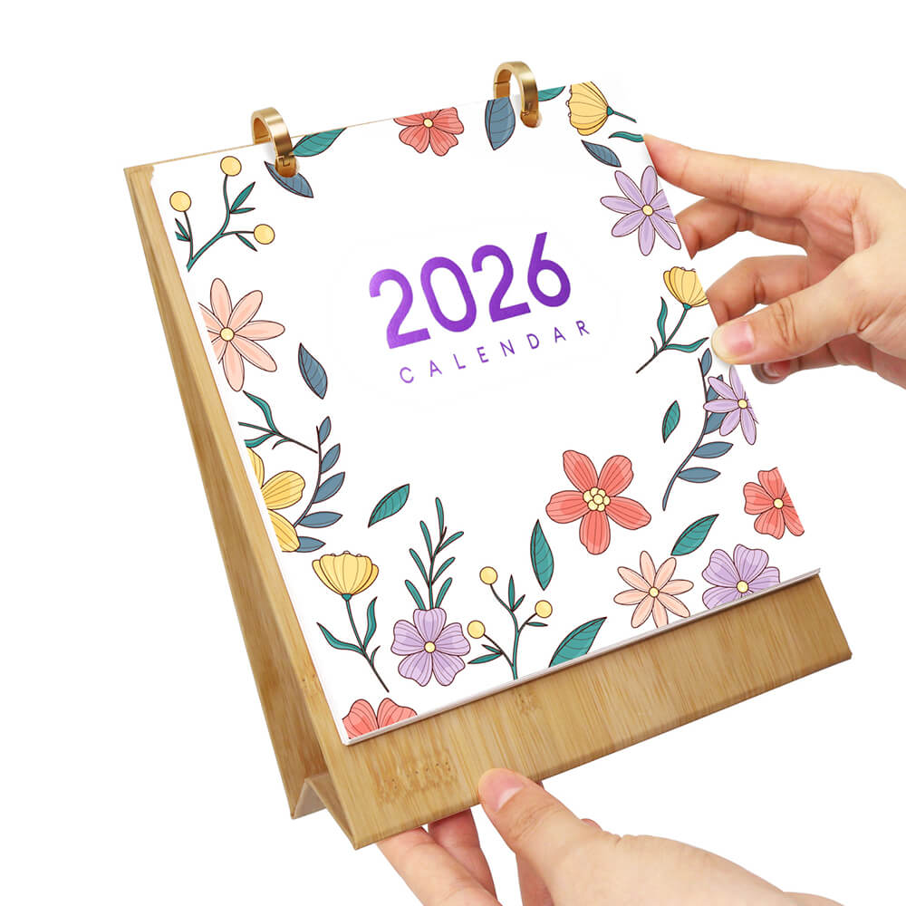 2026 Bureaukalender Schilderen op Nummers | Prachtige Bloemen