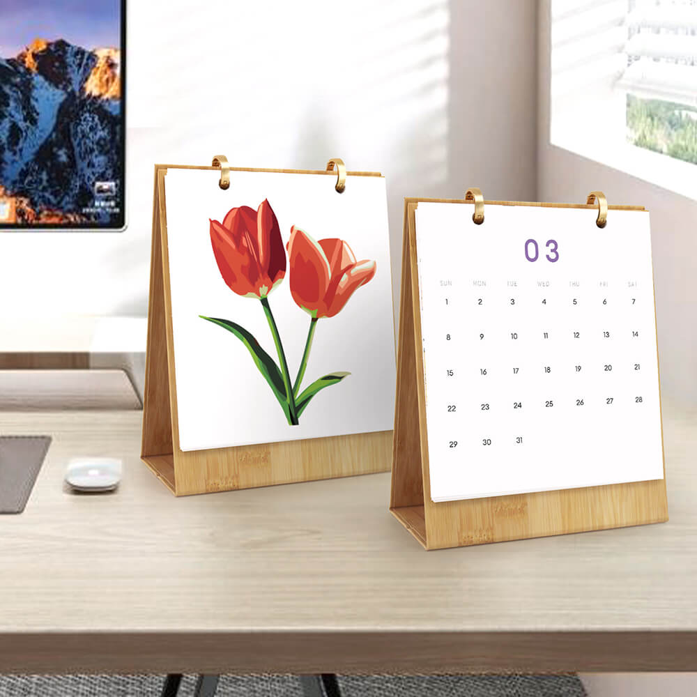 2026 Bureaukalender Schilderen op Nummers | Prachtige Bloemen