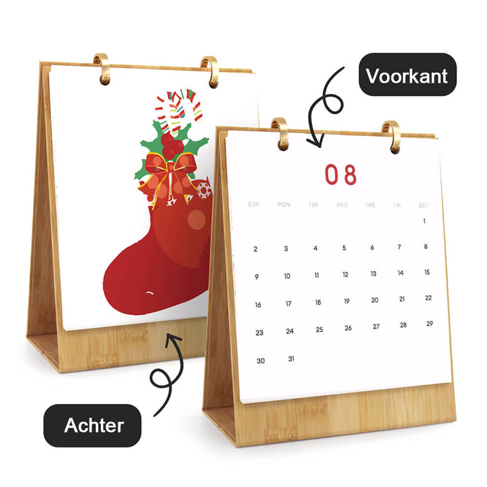 2026 Bureaukalender Schilderen op Nummers | Vrolijk Kerstfeest