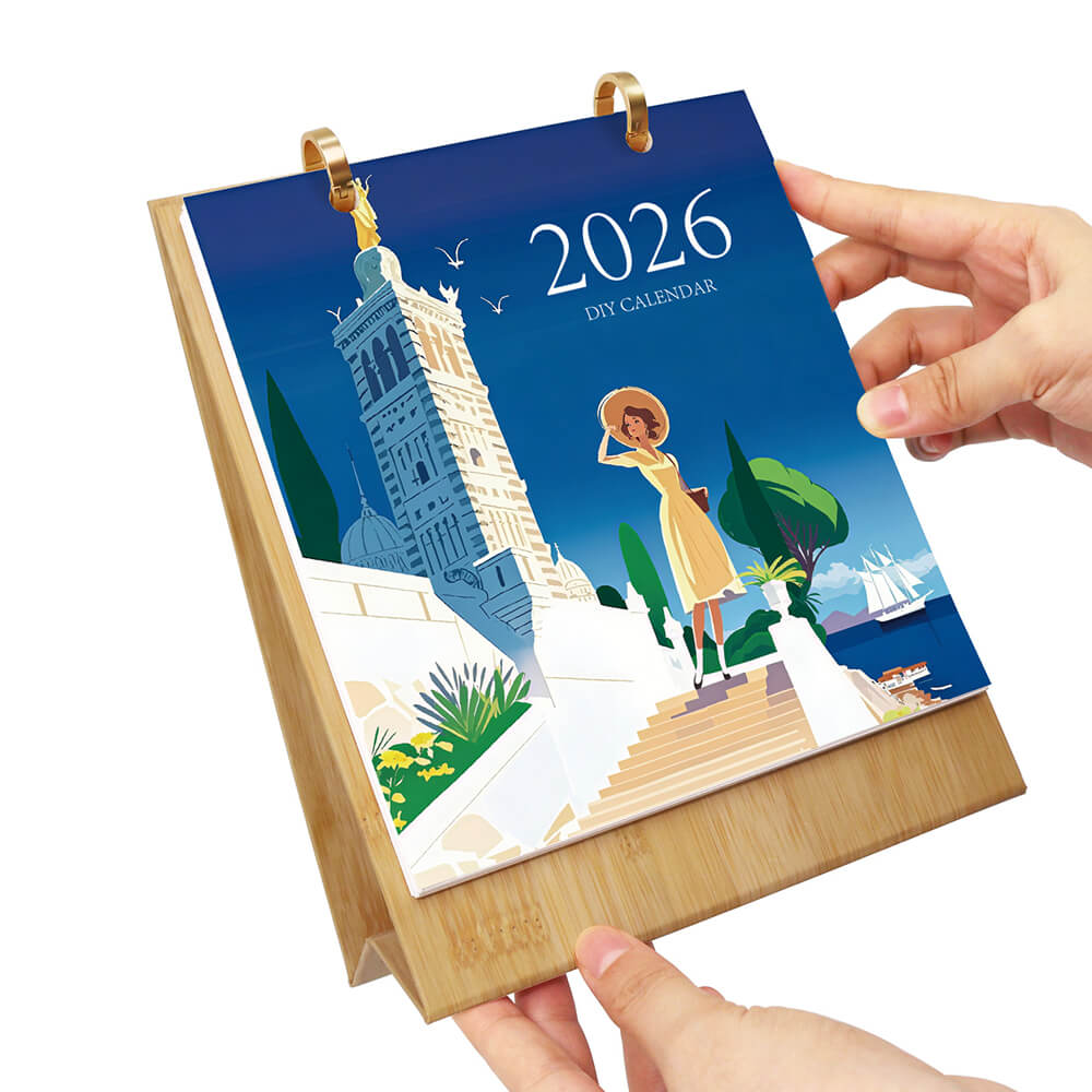 2026 Bureaukalender Schilderen op Nummers | Wereldreizen