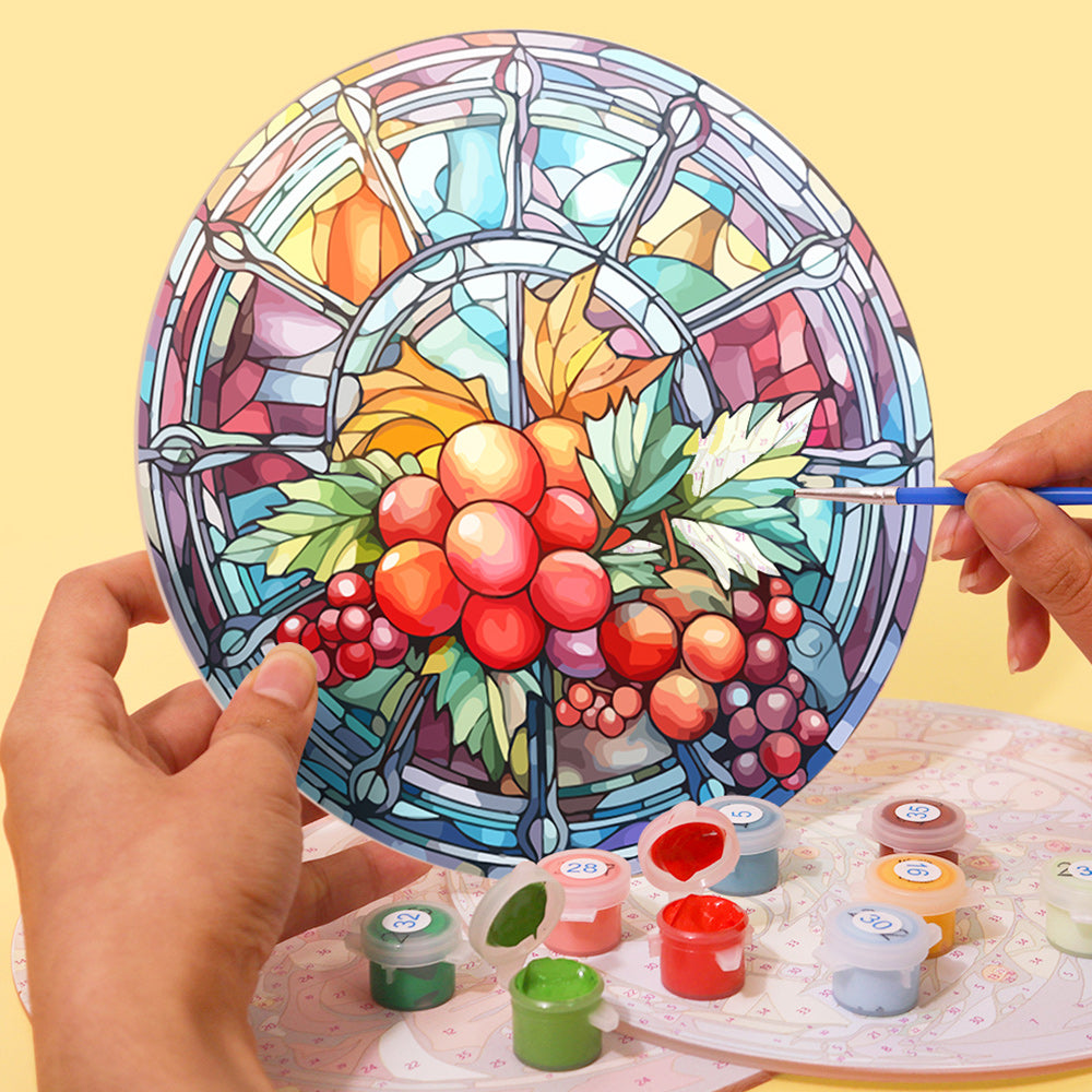4 Stuks Kerstthema Placemats Schilderen op Nummers