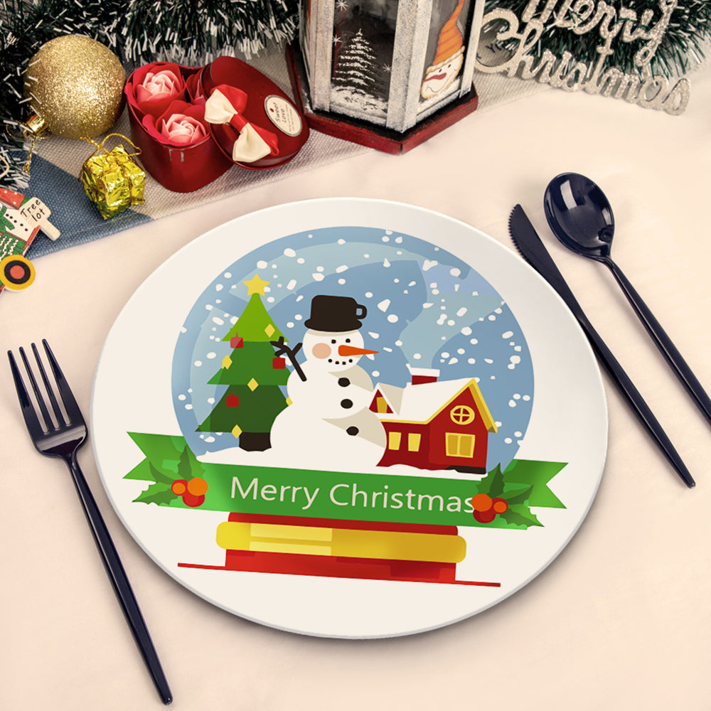 4 Stuks Vrolijke Kerstman Placemats Schilderen op Nummers