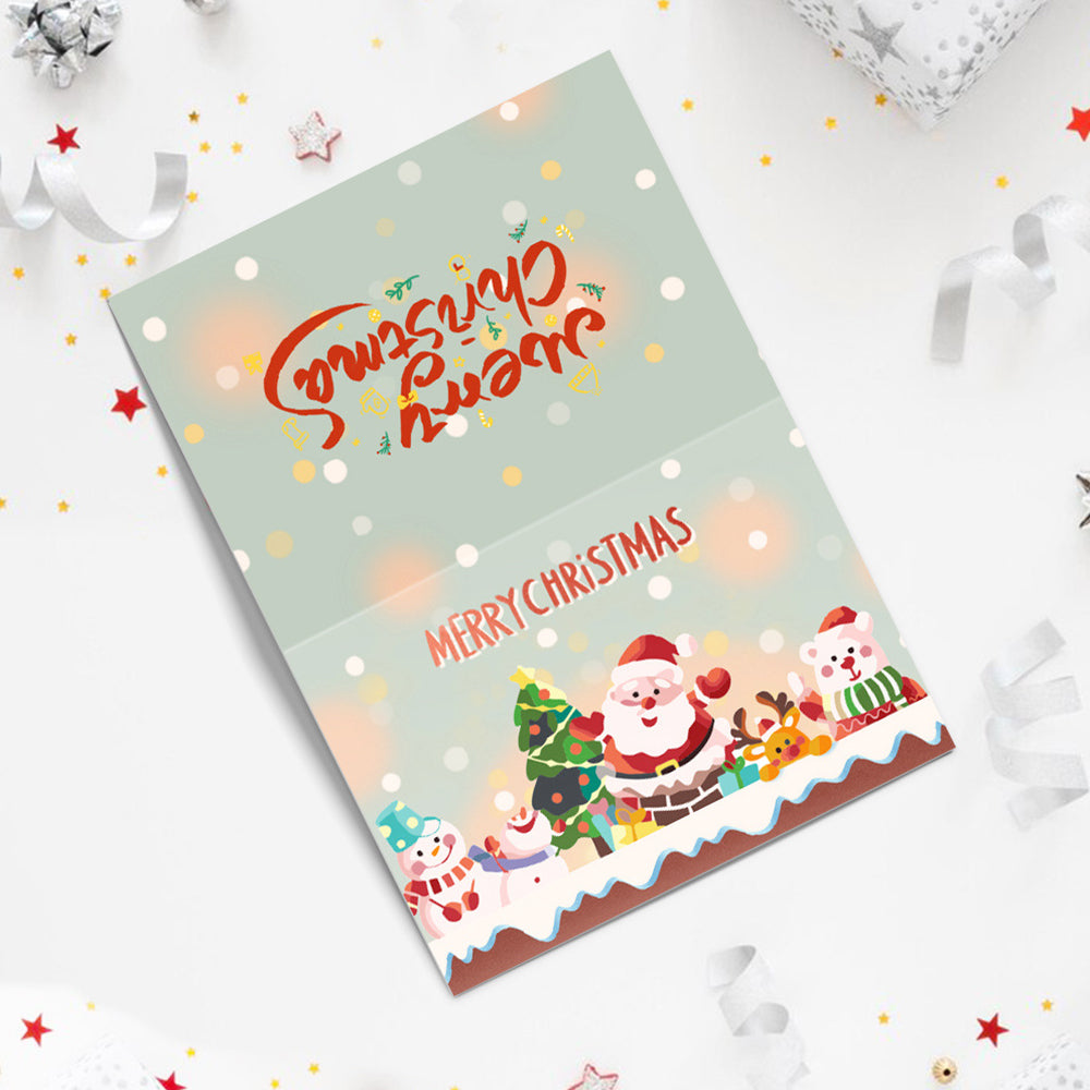 6 Kerstkaarten Schilderen op Nummers | Vrolijk Kerstfeest