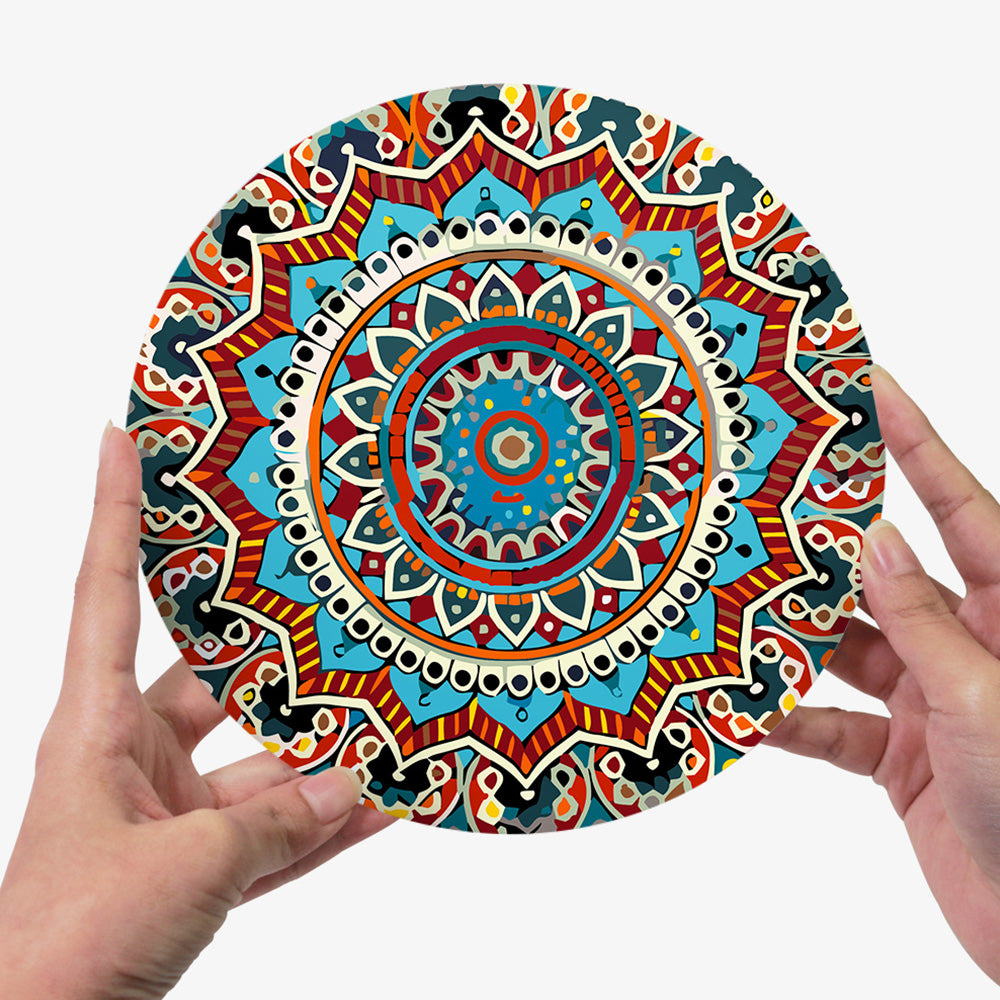 6 Stuks Complexe Mandala Placemats Schilderen op Nummers