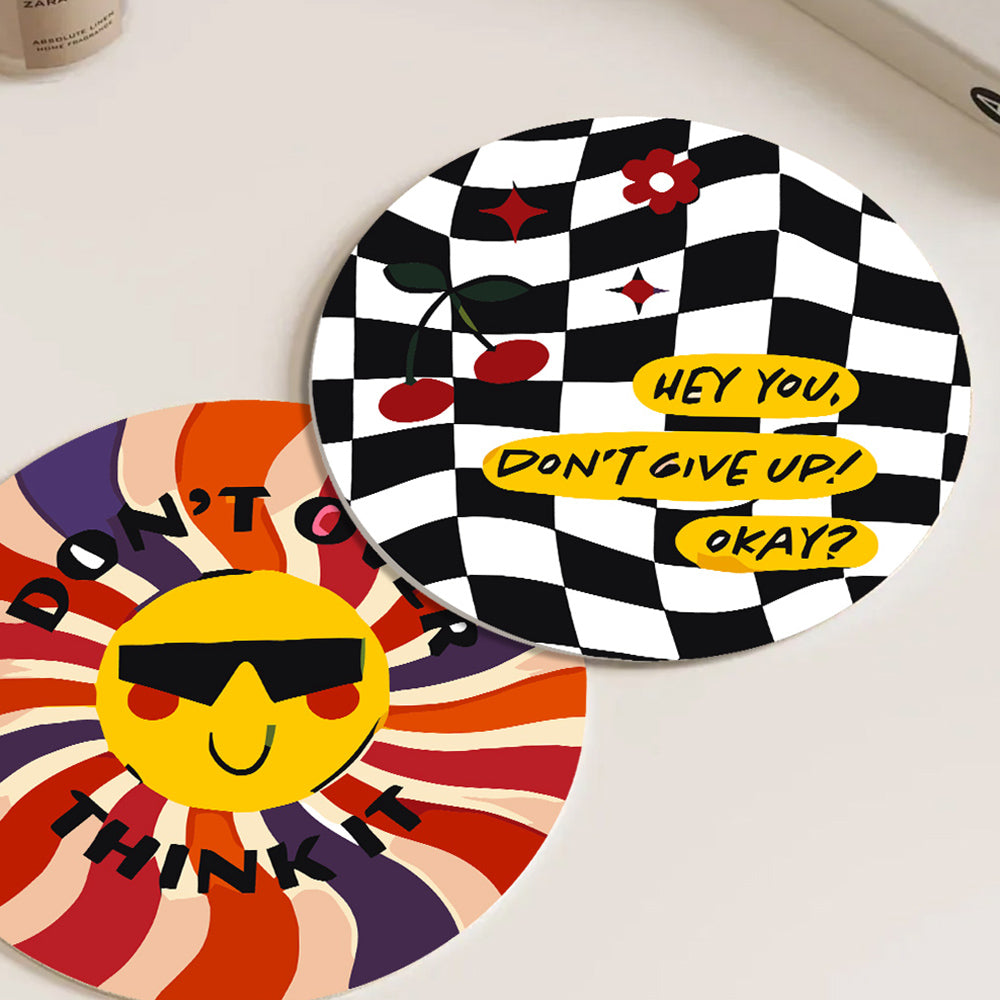 6 Stuks Inspirerende Woorden Placemats Schilderen op Nummers