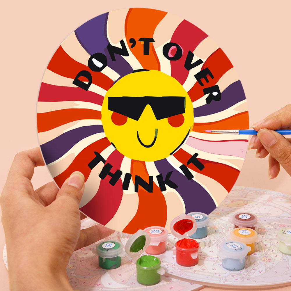 6 Stuks Inspirerende Woorden Placemats Schilderen op Nummers