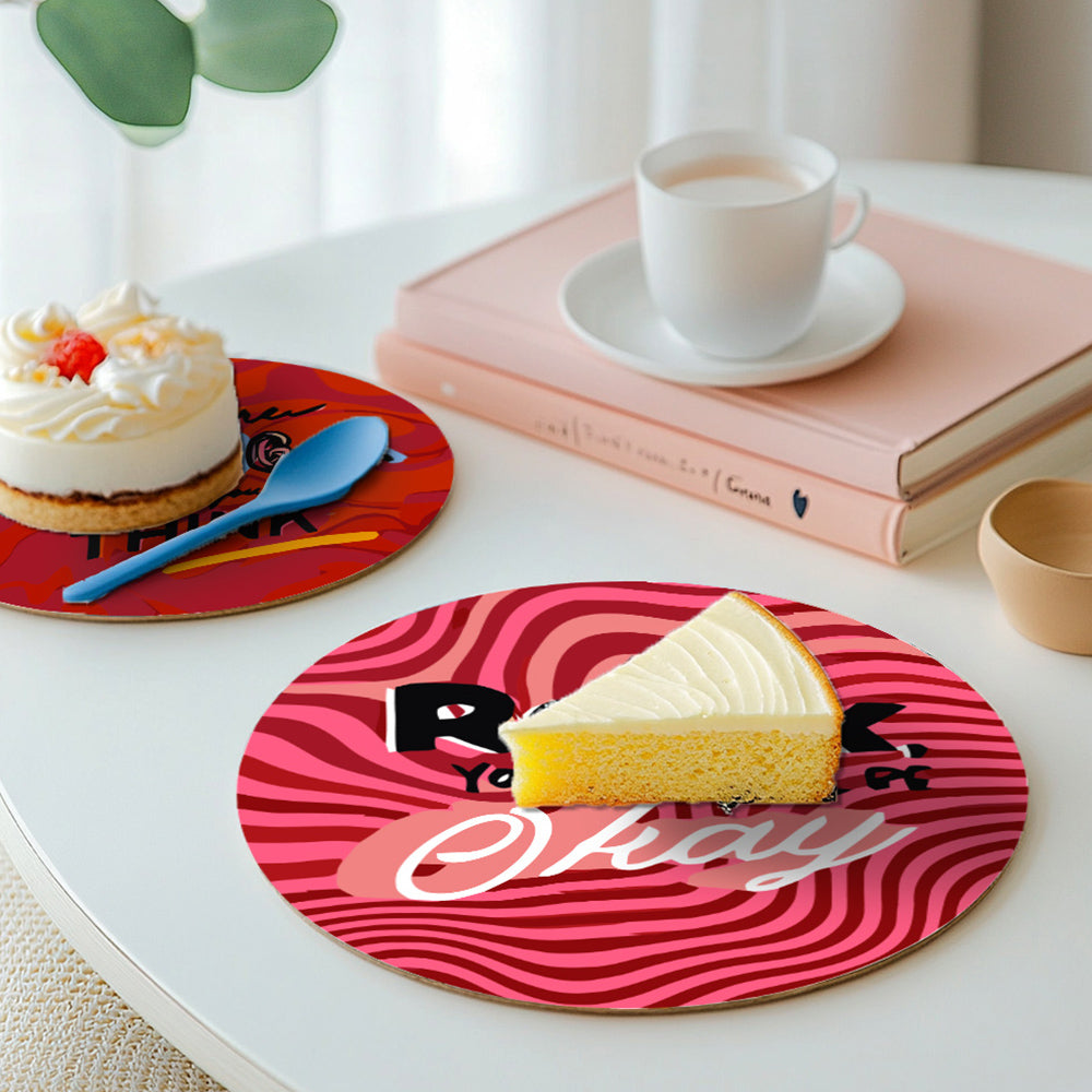 6 Stuks Inspirerende Woorden Placemats Schilderen op Nummers