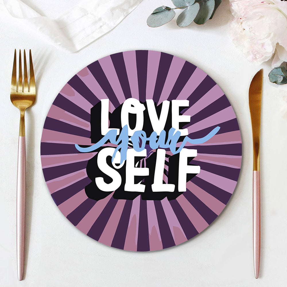 6 Stuks Inspirerende Woorden Placemats Schilderen op Nummers
