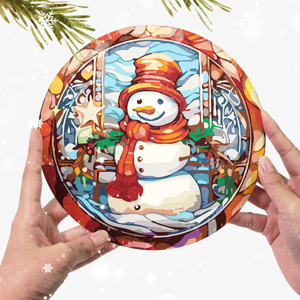 6 Stuks Kerstman en Kerstboom Placemats Schilderen op Nummers