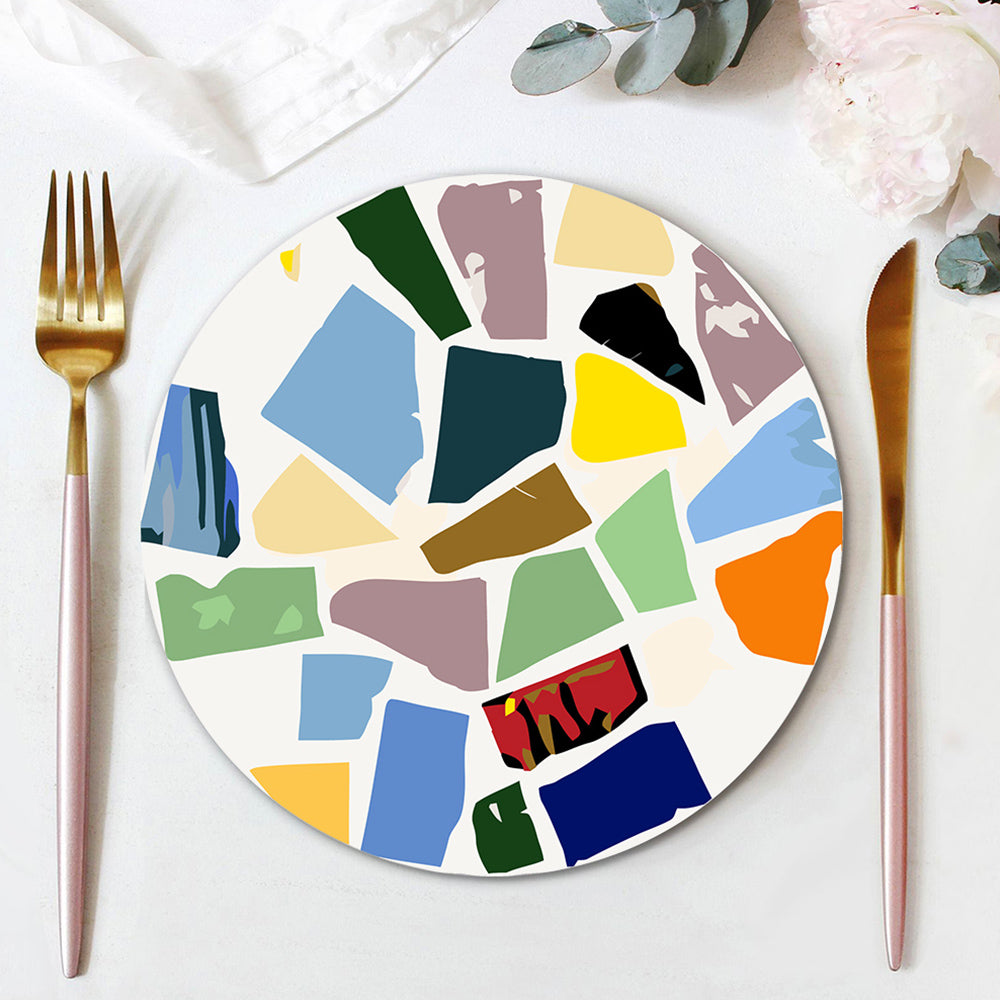 6 Stuks Kleurenblok Insecten Placemats Schilderen op Nummers