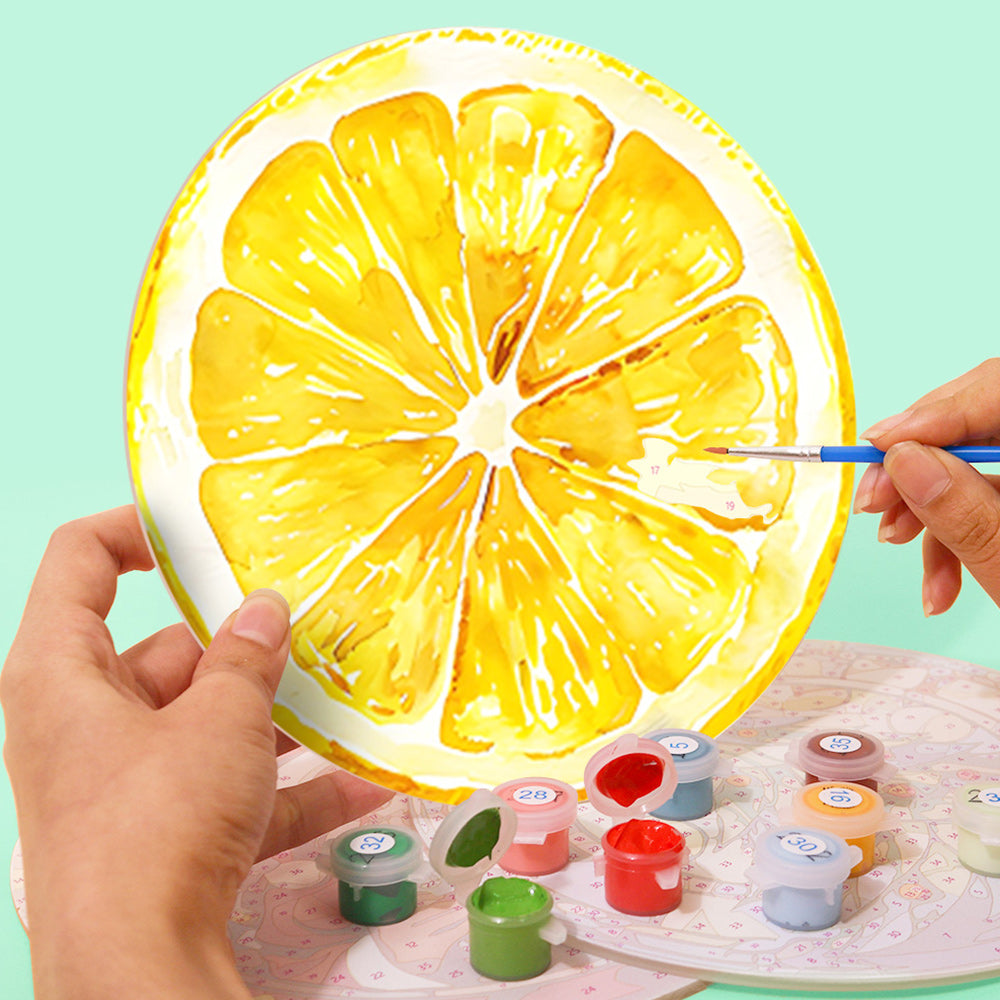 6 Stuks Verse Fruit Placemats Schilderen op Nummers