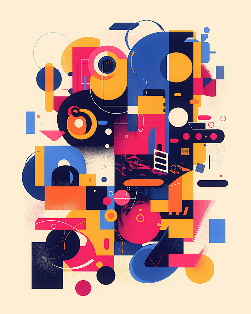 Abstract Motief Schilderen op Nummers