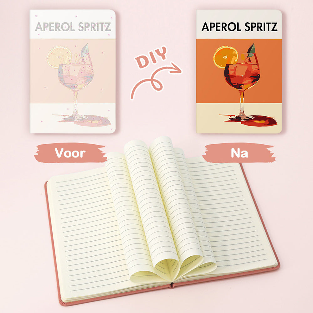 Aperol Spritz Notitieboek Schilderen op Nummers