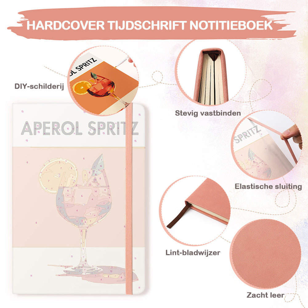 Aperol Spritz Notitieboek Schilderen op Nummers