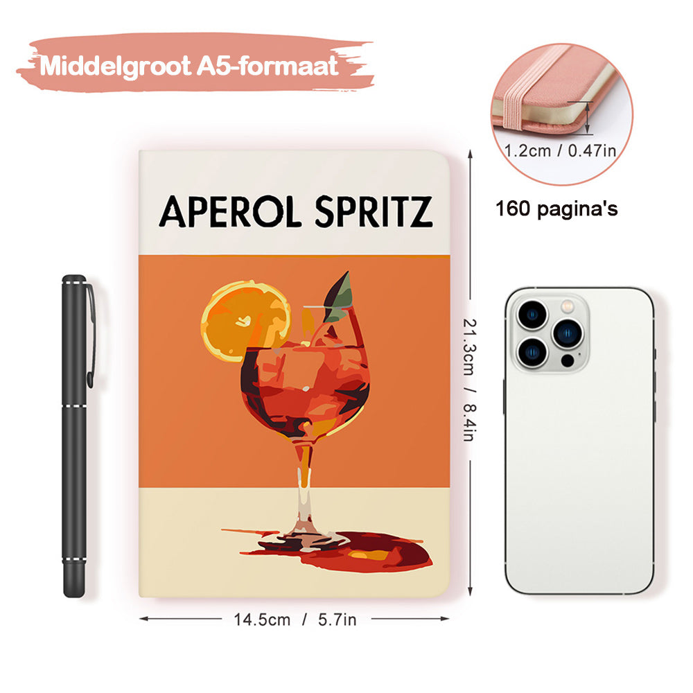 Aperol Spritz Notitieboek Schilderen op Nummers