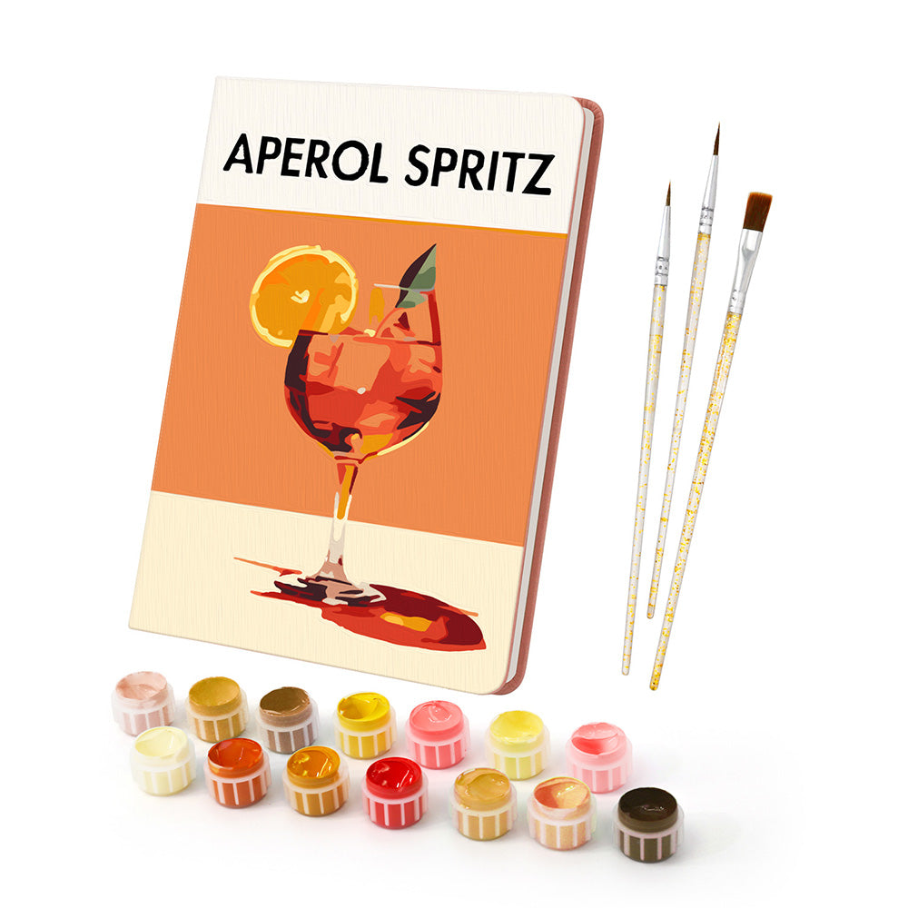 Aperol Spritz Notitieboek Schilderen op Nummers