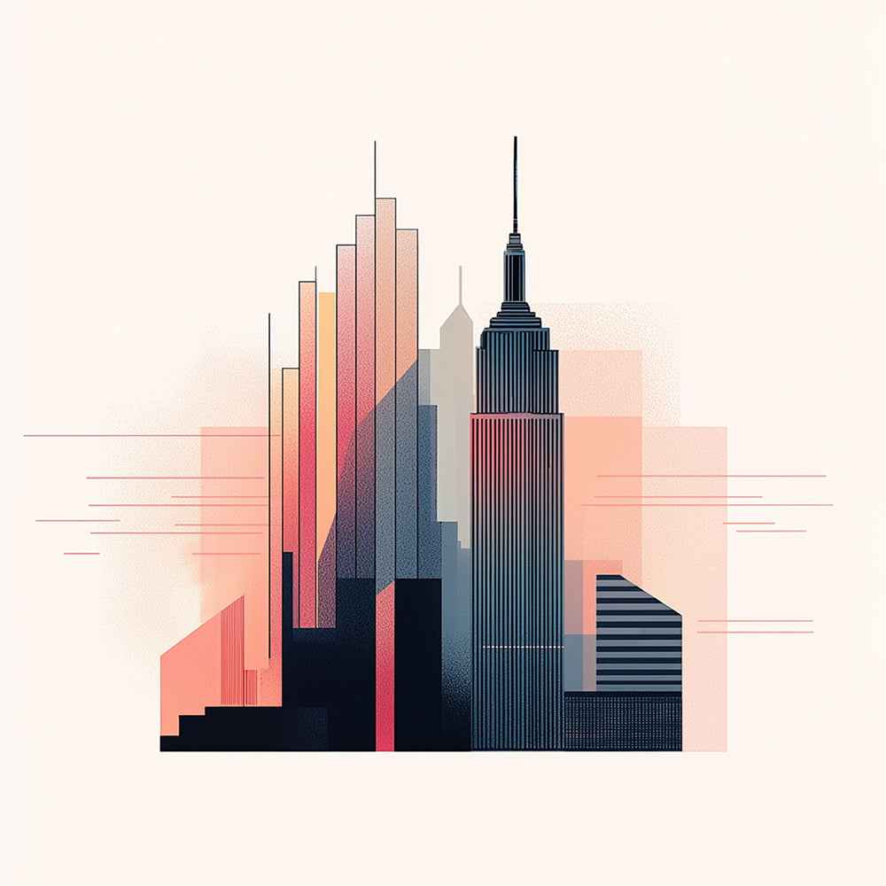Architectonisch Visueel Ontwerp Mini Schilderen op Nummers