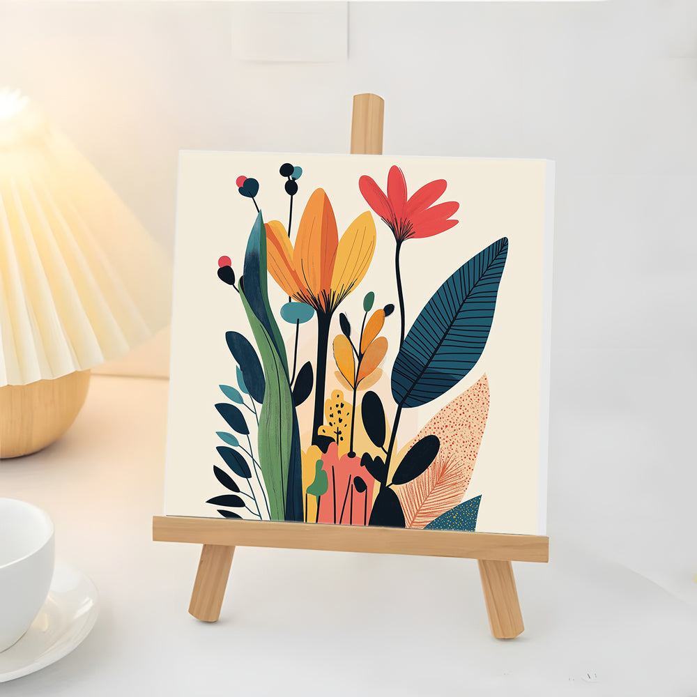 Artistiek Bloemenschilderij Mini Schilderen op Nummers