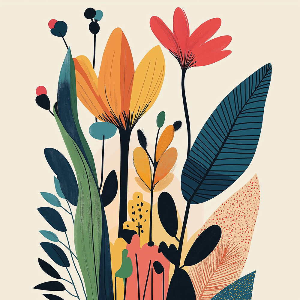 Artistiek Bloemenschilderij Mini Schilderen op Nummers