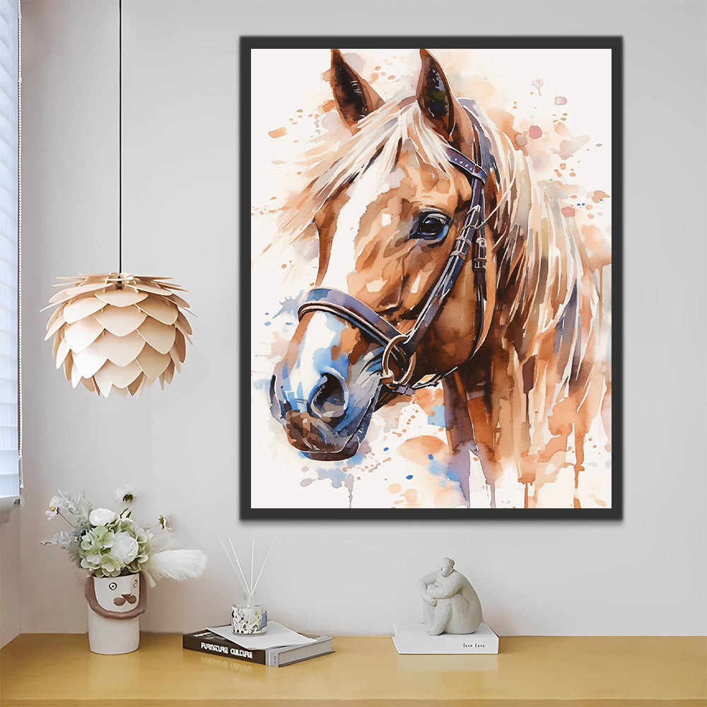 Bruin Paard Schilderen op Nummers