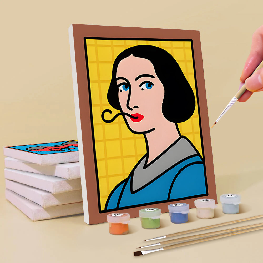 Dali’s Werken 6 Stuks Mini Schilderen op Nummers