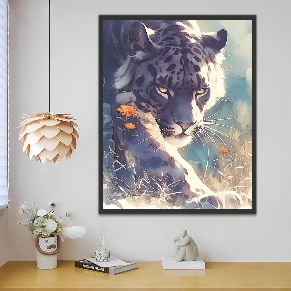 De Woeste Tijger Schilderen op Nummers
