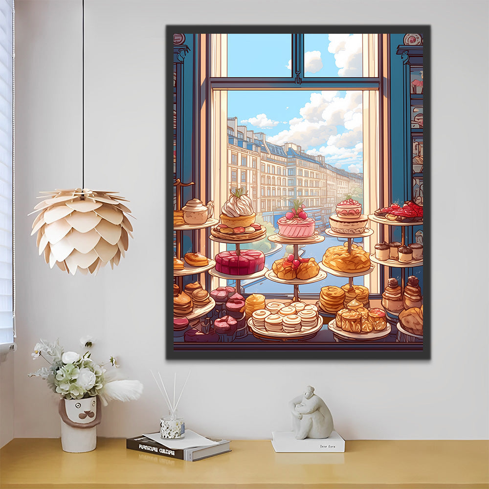 Dessertwinkel in de Stad Schilderen op Nummers