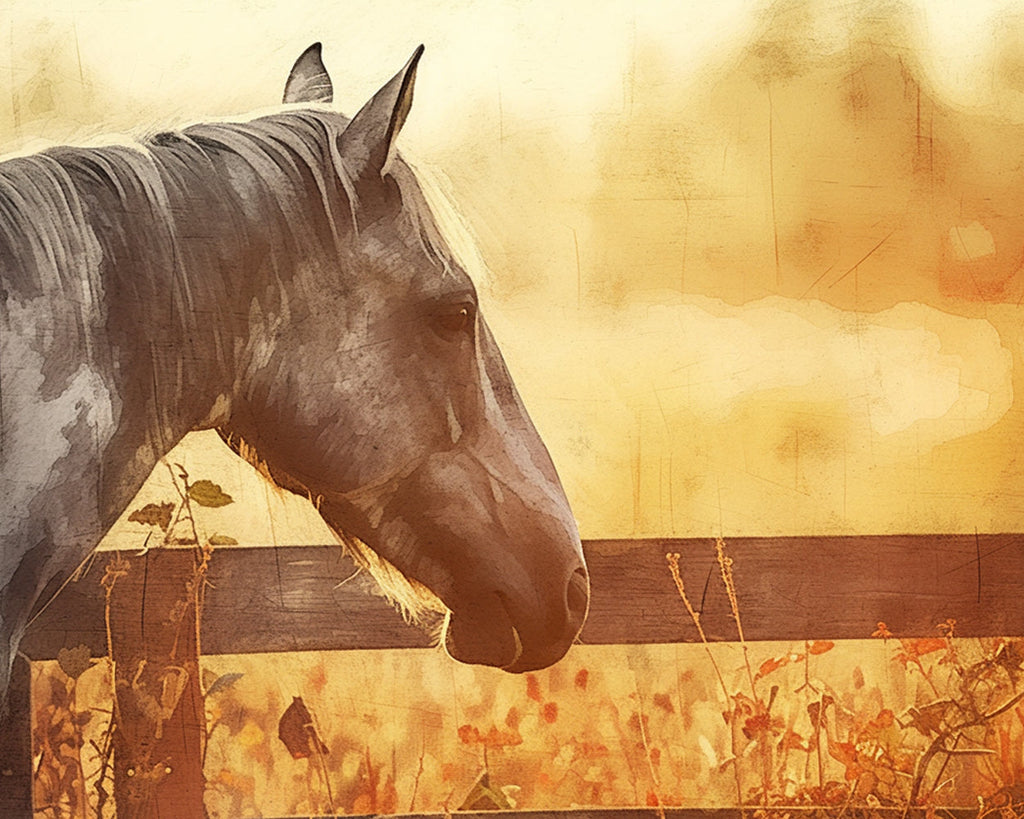 Dier Paard Schilderen op Nummers