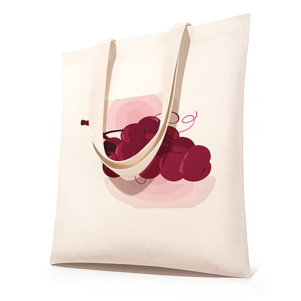 Een Tros Rijpe Druiven Canvas Tote Bag Schilderen op Nummers