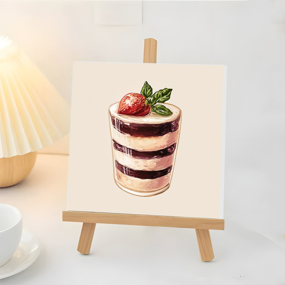 Fruit Lasagne Cupcake Mini Schilderen op Nummers