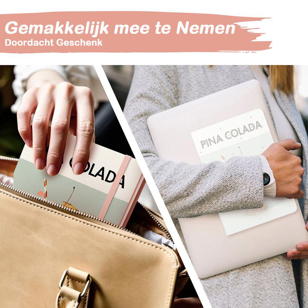 Fruit Rum Drankje met Ijs Notitieboek Schilderen op Nummers