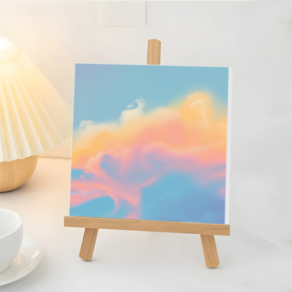 Gekleurde Wolken in de Zon Mini Schilderen op Nummers