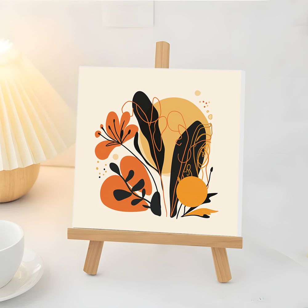 Gele Bloemen Mini Schilderen op Nummers