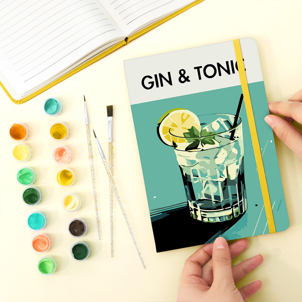 Gin Tonic Notitieboek Schilderen op Nummers