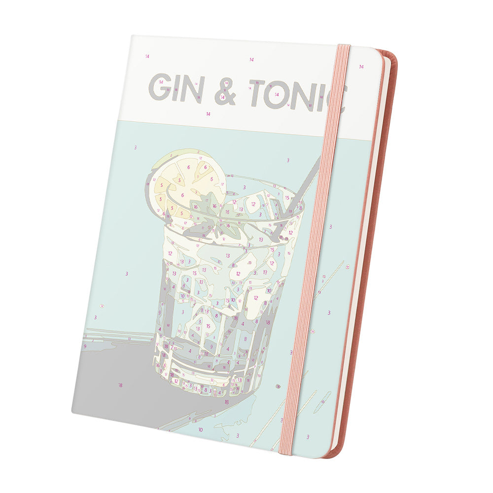 Gin Tonic Notitieboek Schilderen op Nummers
