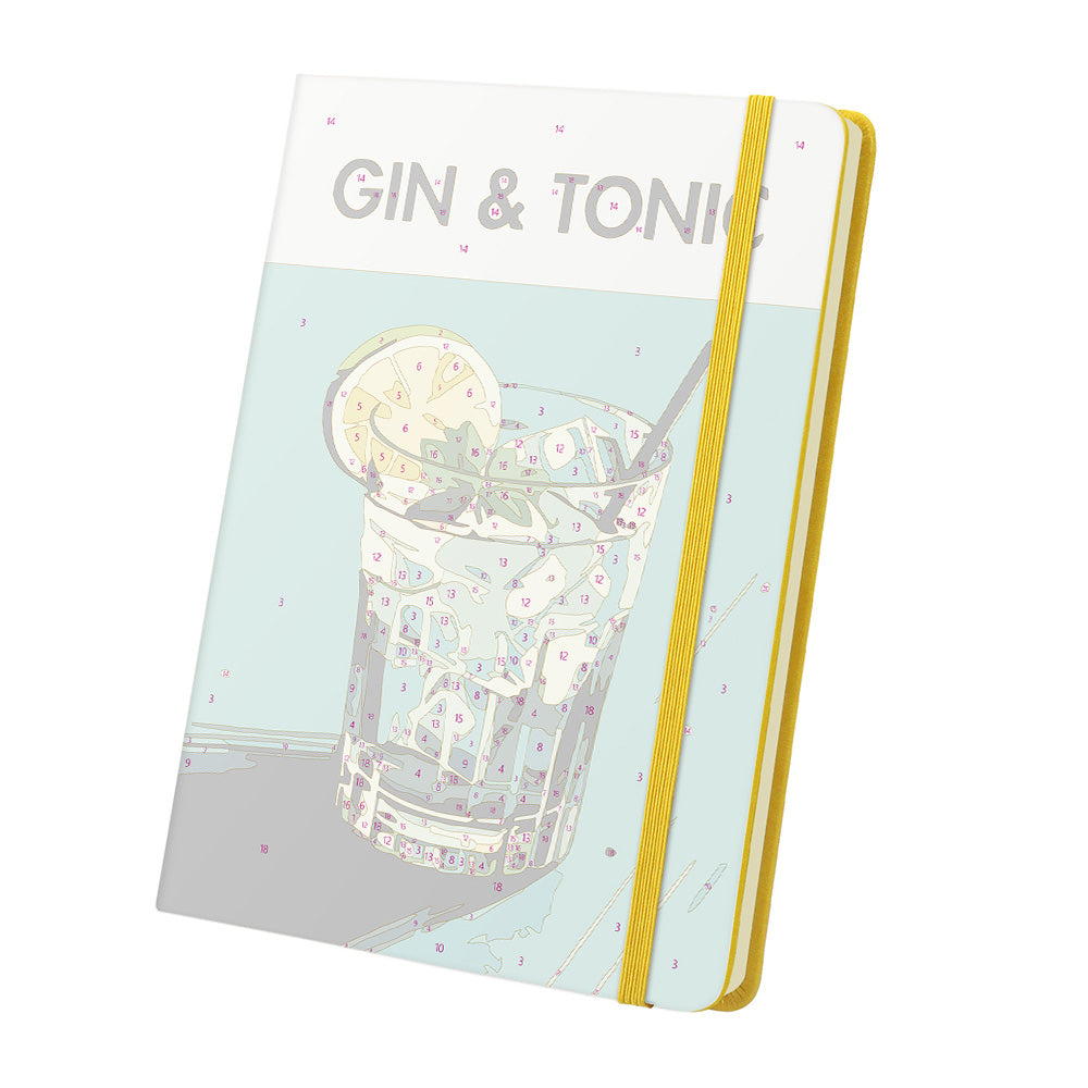 Gin Tonic Notitieboek Schilderen op Nummers
