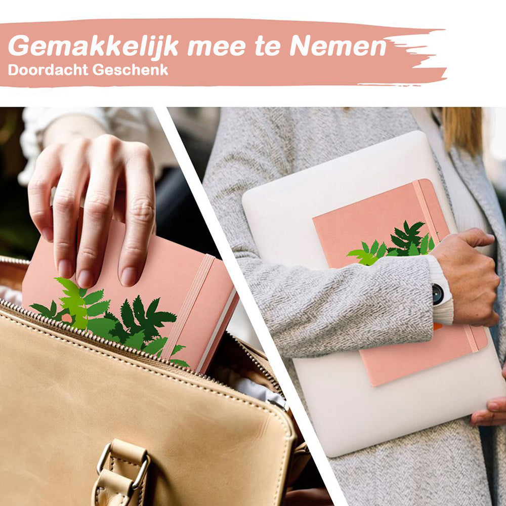 Groene Kamerplanten Notitieboek Schilderen op Nummers