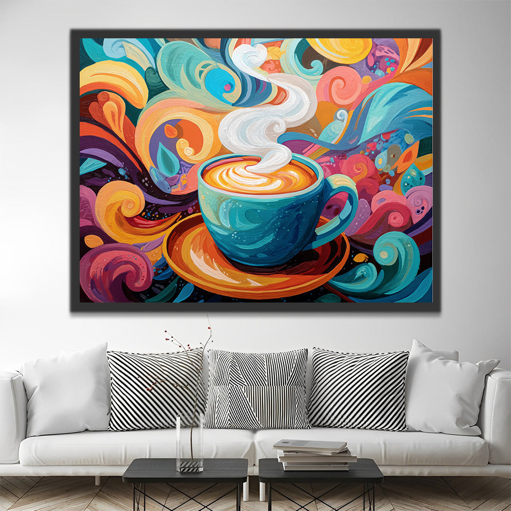 Heerlijke Koffie Schilderen op Nummers