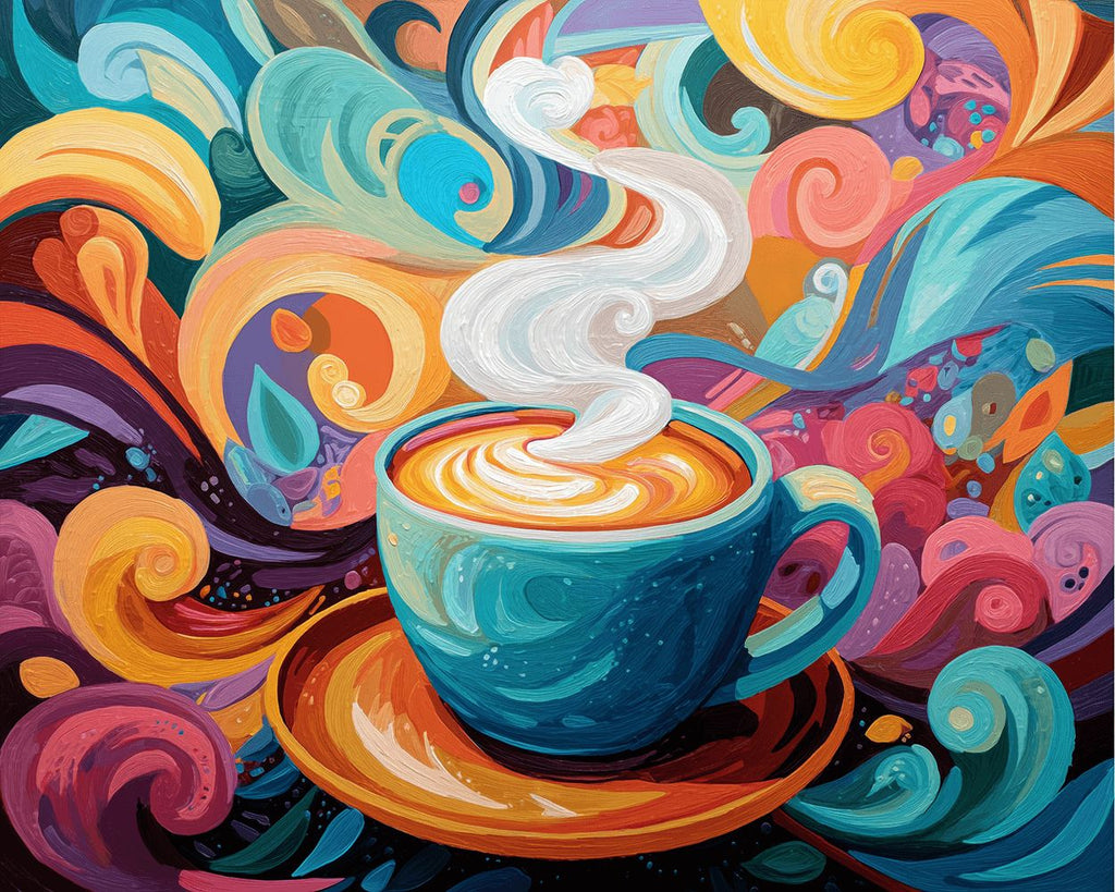 Heerlijke Koffie Schilderen op Nummers
