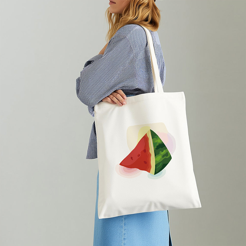 Heerlijke Watermeloen Canvas Tote Bag Schilderen op Nummers